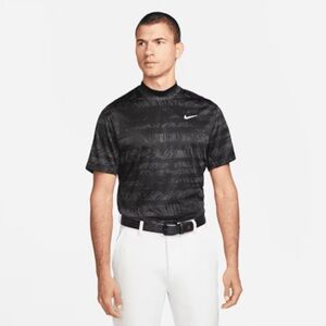 Nike Tiger Woods Dri-Fit Mock Neck Golf Tee